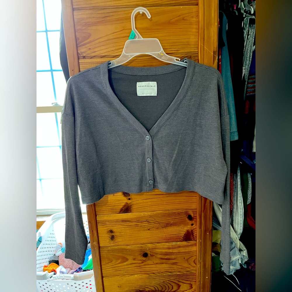 Soft knit crop sweater
